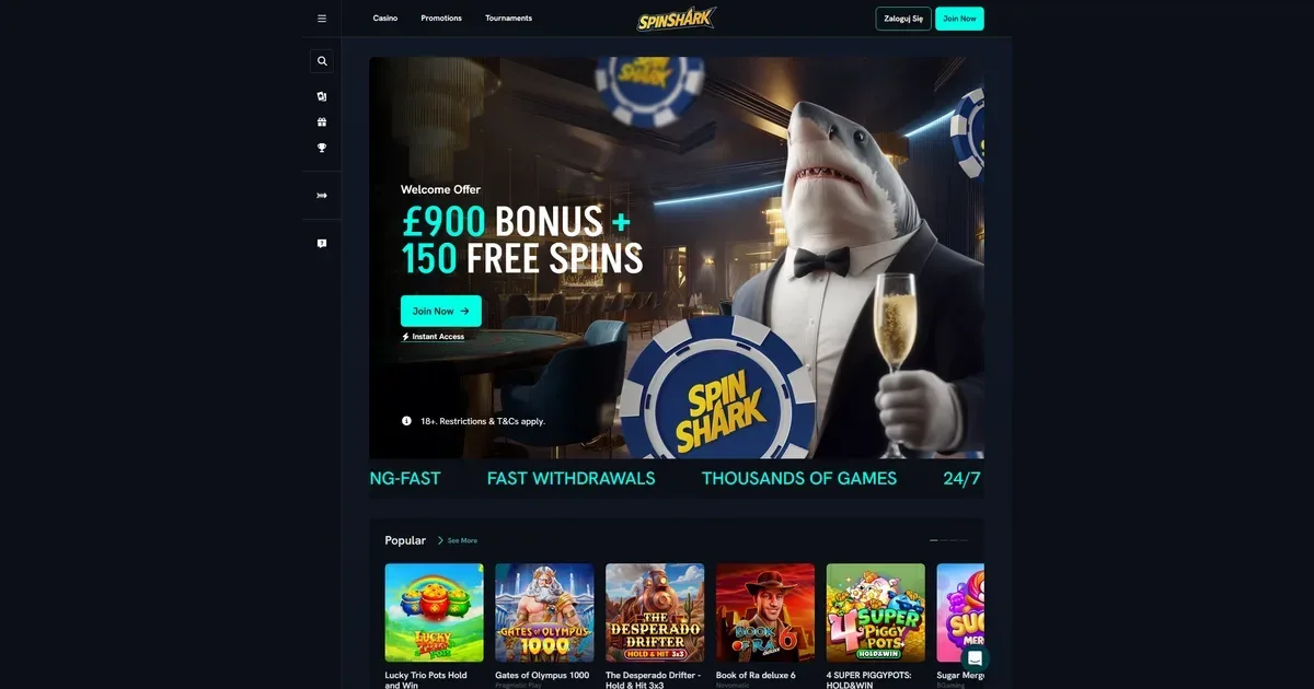 spinshark casino